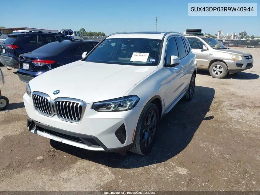 2024 BMW X3 VIN 5UX43DP03R9W40944 — фото 2