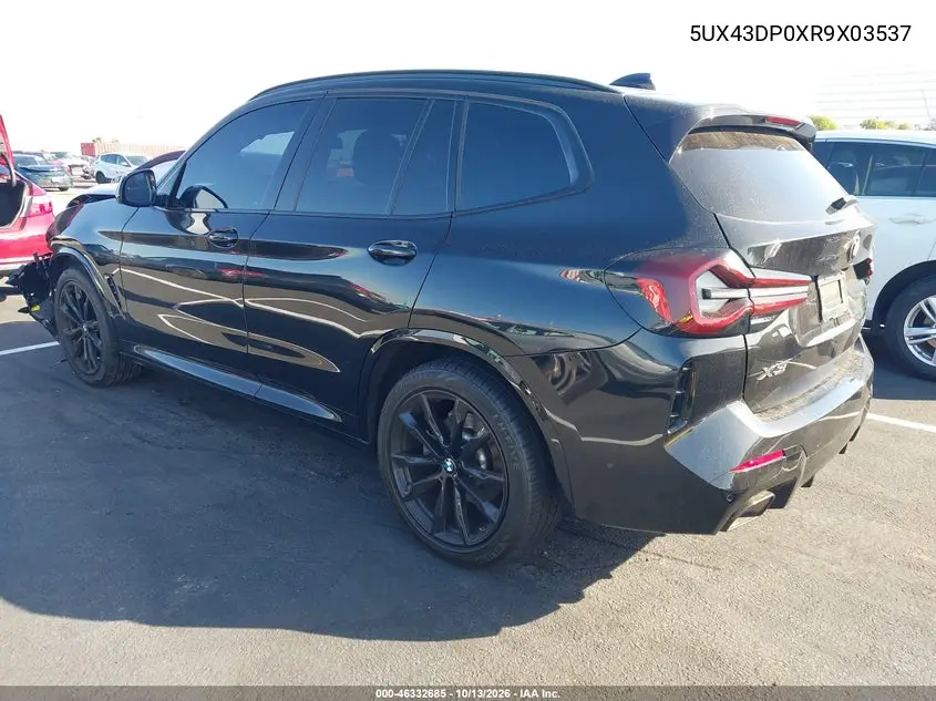 2024 BMW X3 VIN 5UX43DP0XR9X03537 — фото 3