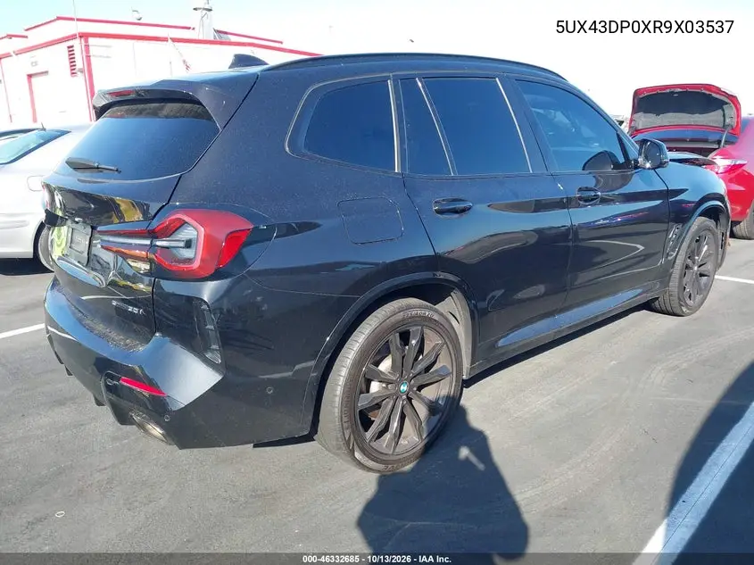 2024 BMW X3 VIN 5UX43DP0XR9X03537 — фото 4