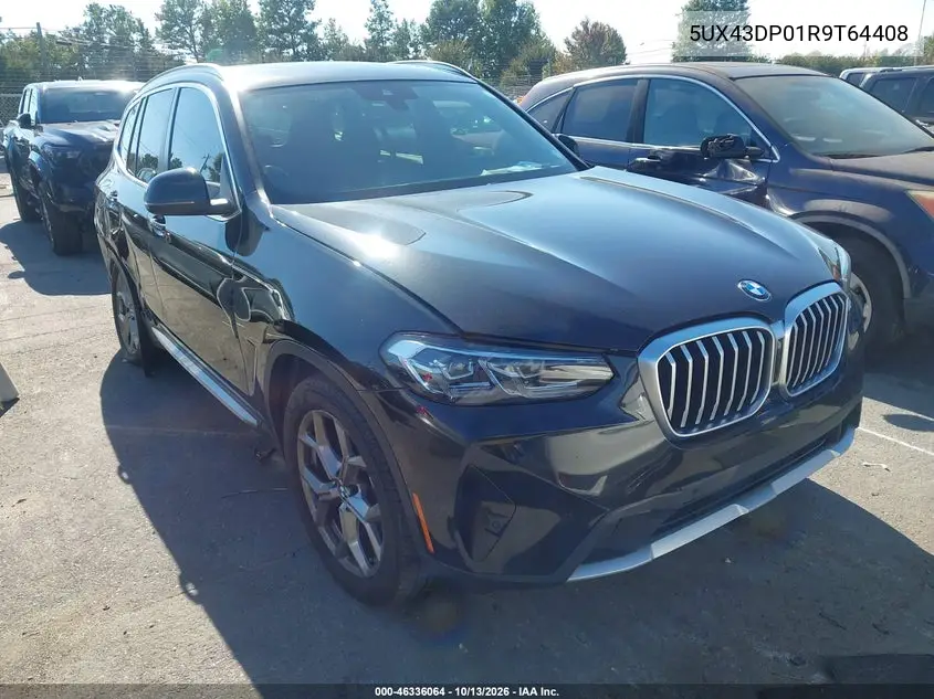 BMW X3 2024, VIN 5UX43DP01R9T64408