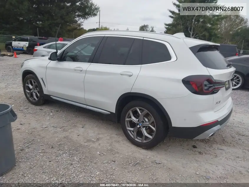 2024 BMW X3 VIN WBX47DP07RN268007 — фото 3