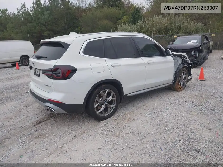 2024 BMW X3 VIN WBX47DP07RN268007 — фото 4