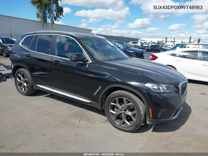 BMW X3 2024, VIN 5UX43DP0XR9T48983