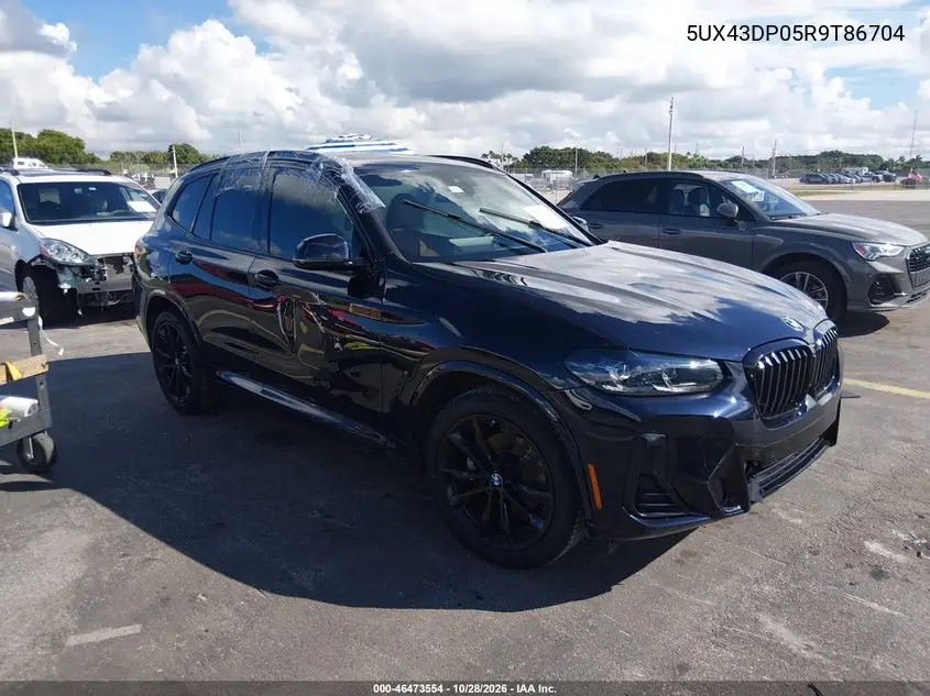 BMW X3 2024, VIN 5UX43DP05R9T86704