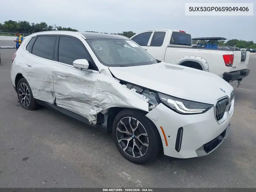BMW X3 2025, VIN 5UX53GP06S9049406