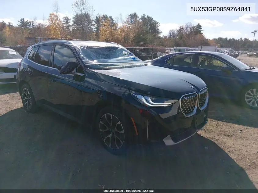 BMW X3 2025, VIN 5UX53GP08S9Z64841