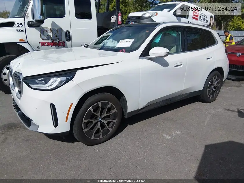 2026 BMW X3 VIN 5UX53GP07T9254024 — фото 2