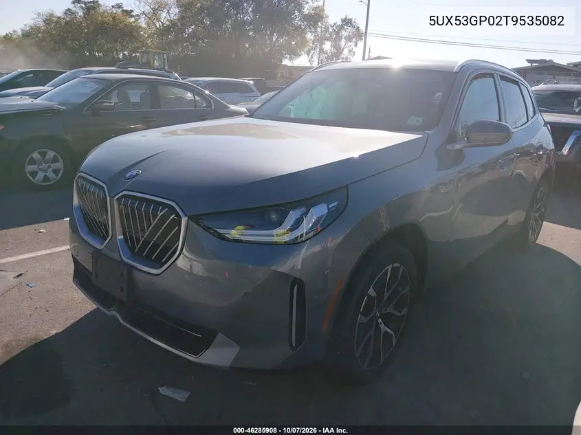2026 BMW X3 VIN 5UX53GP02T9535082 — фото 2