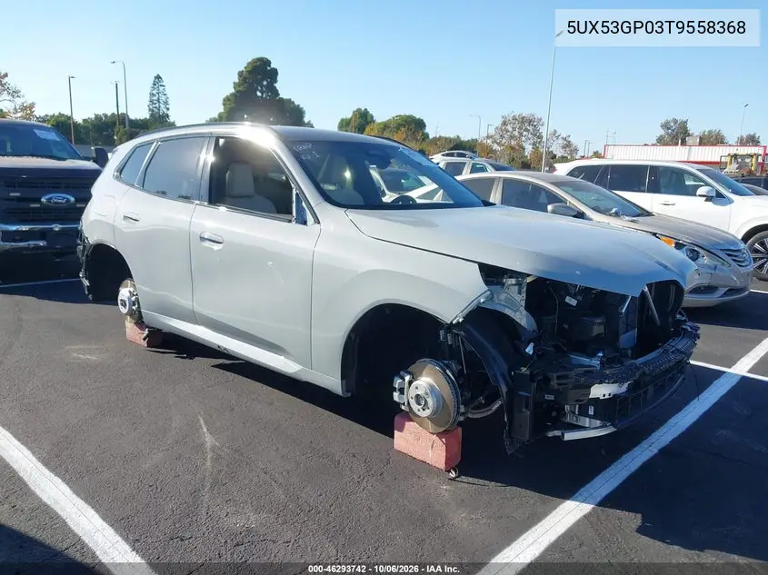 BMW X3 2026, VIN 5UX53GP03T9558368
