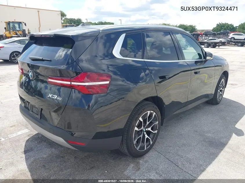 2026 BMW X3 VIN 5UX53GP0XT9324471 — фото 4