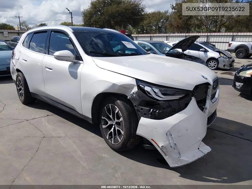 BMW X3 2026, VIN 5UX53GP09T9235622