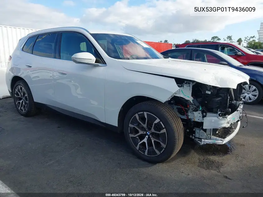 BMW X3 2026, VIN 5UX53GP01T9436009