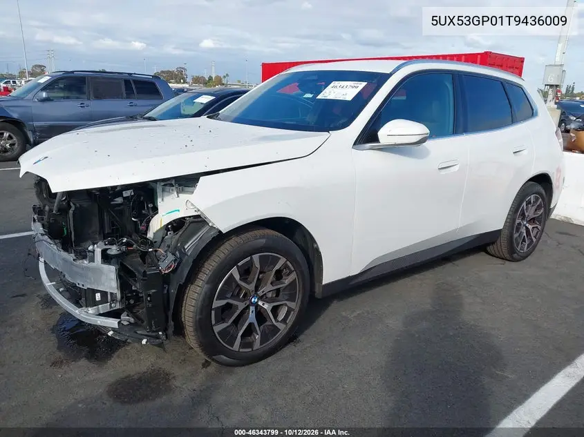 2026 BMW X3 VIN 5UX53GP01T9436009 — фото 2