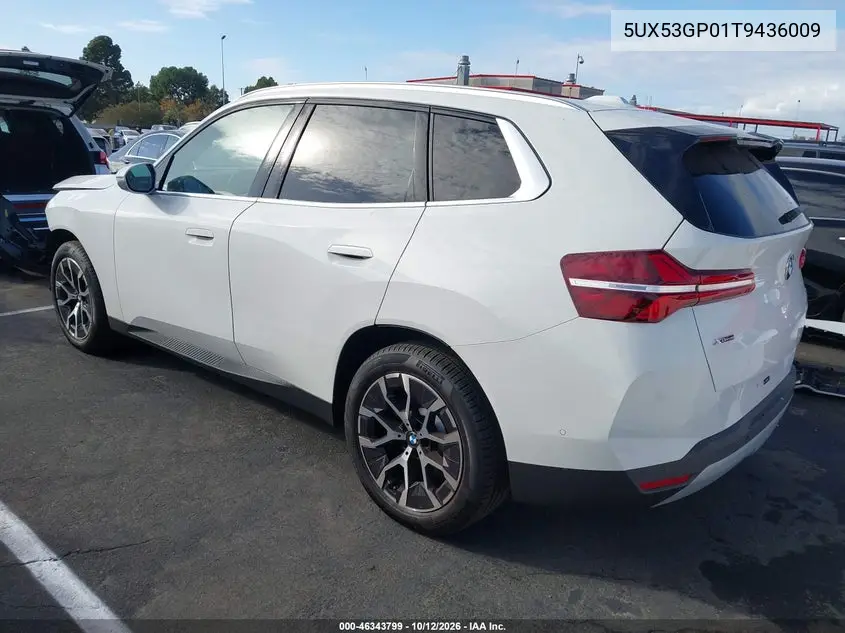 2026 BMW X3 VIN 5UX53GP01T9436009 — фото 3