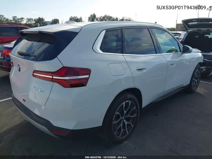 2026 BMW X3 VIN 5UX53GP01T9436009 — фото 4