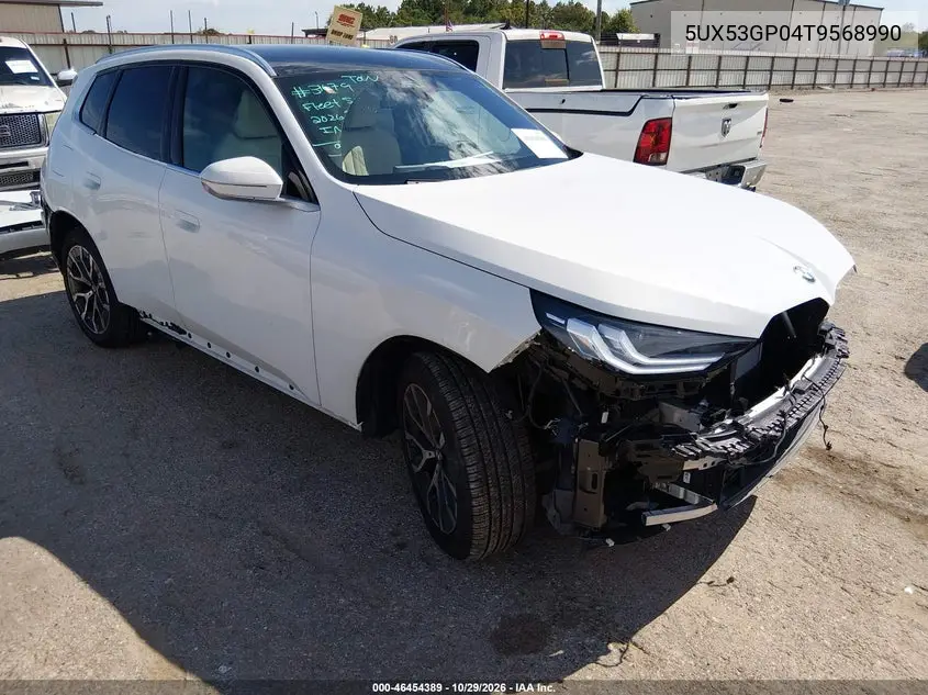 BMW X3 2026, VIN 5UX53GP04T9568990