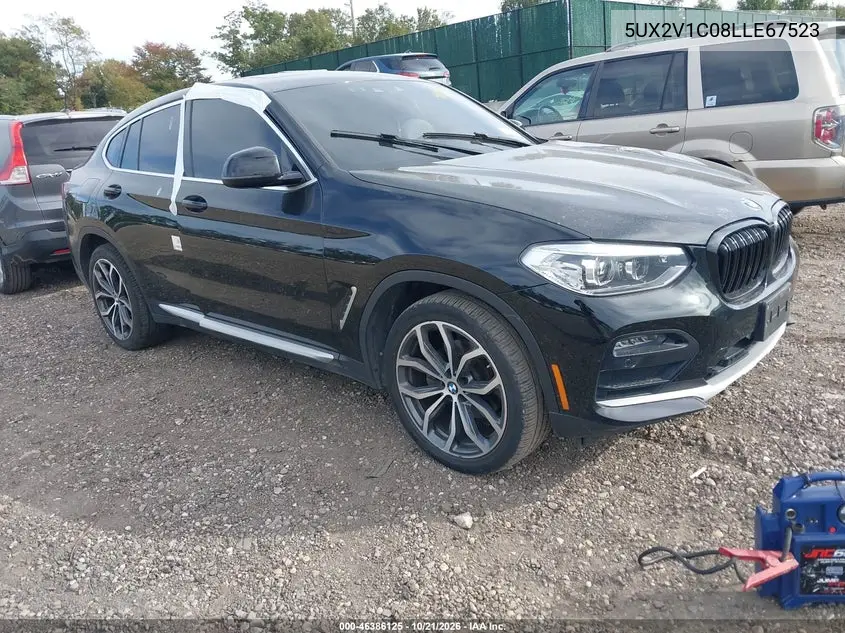BMW X4 2020, VIN 5UX2V1C08LLE67523