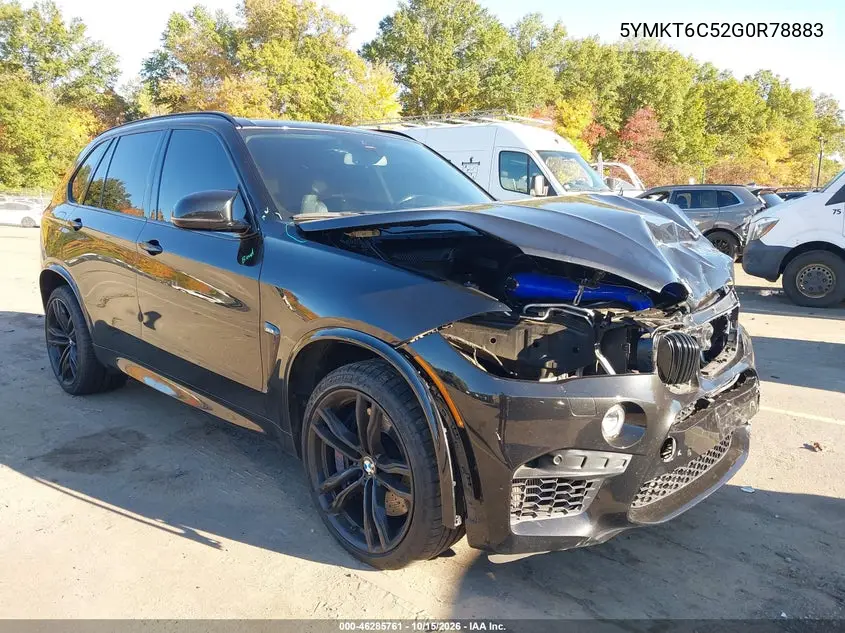 BMW X5 M 2016, VIN 5YMKT6C52G0R78883