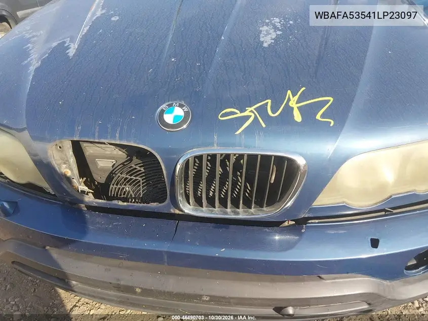 2001 BMW X5 VIN WBAFA53541LP23097 — фото 10