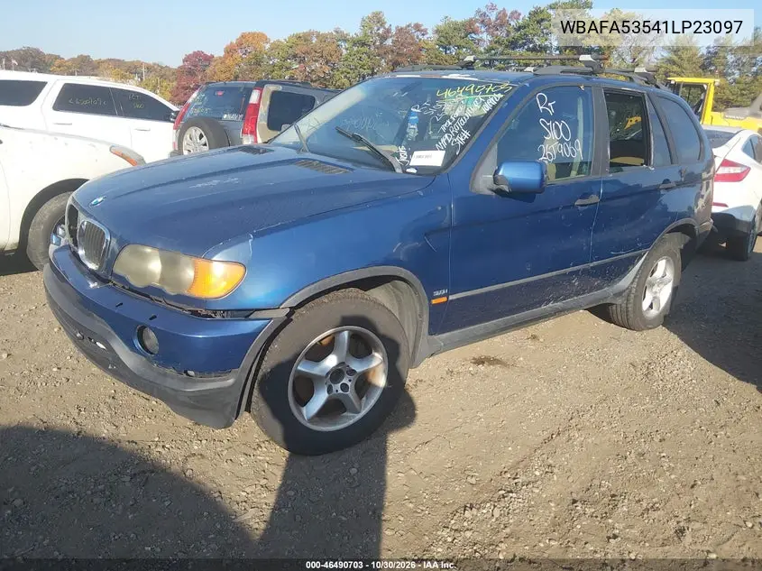 2001 BMW X5 VIN WBAFA53541LP23097 — фото 2
