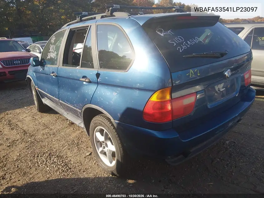 2001 BMW X5 VIN WBAFA53541LP23097 — фото 3