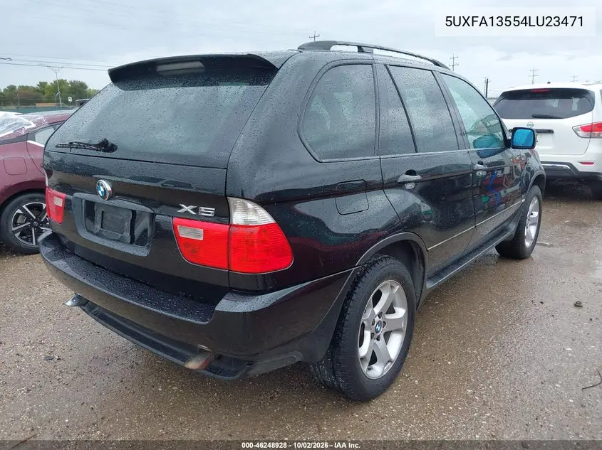 2004 BMW X5 VIN 5UXFA13554LU23471 — фото 4