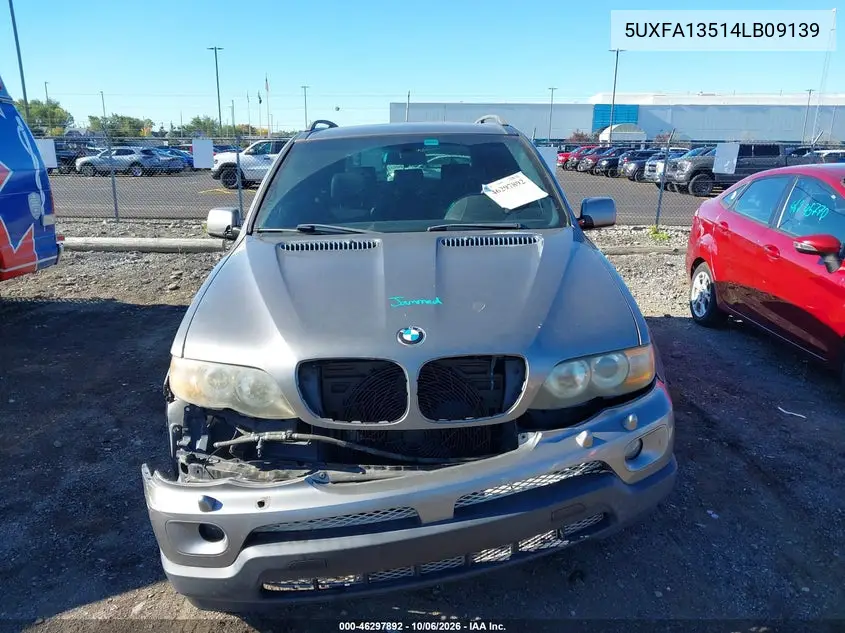 2004 BMW X5 VIN 5UXFA13514LB09139 — фото 13