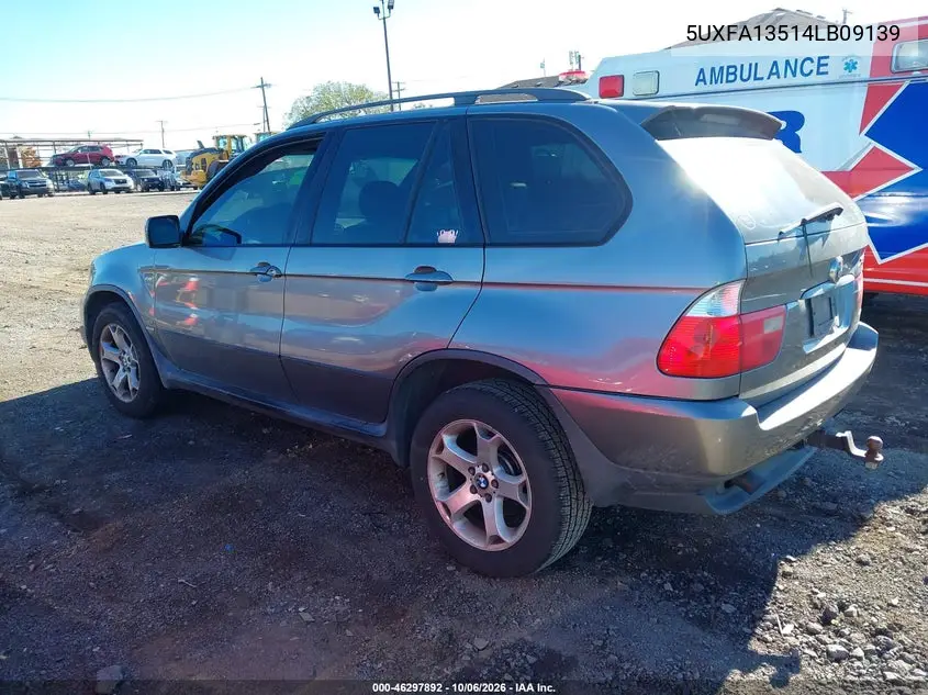 2004 BMW X5 VIN 5UXFA13514LB09139 — фото 3