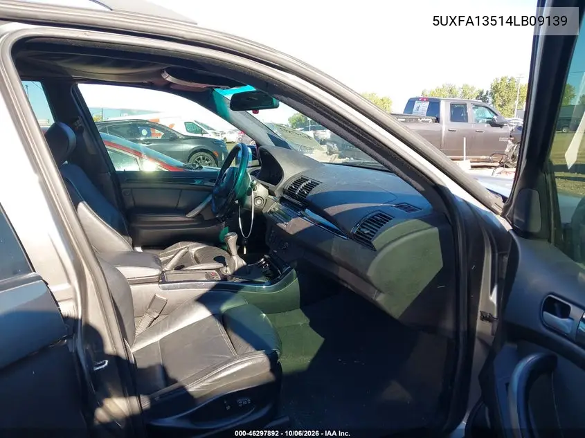 2004 BMW X5 VIN 5UXFA13514LB09139 — фото 5