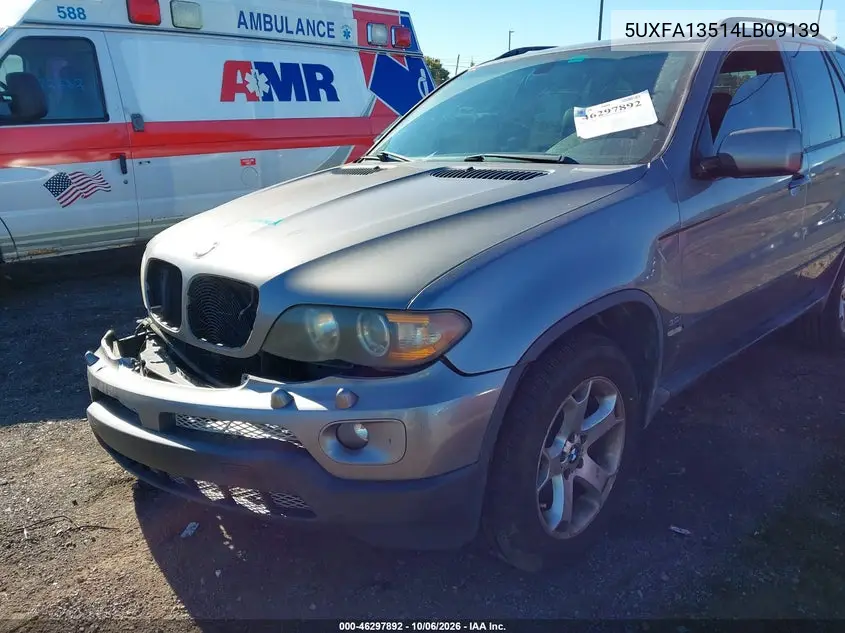2004 BMW X5 VIN 5UXFA13514LB09139 — фото 6