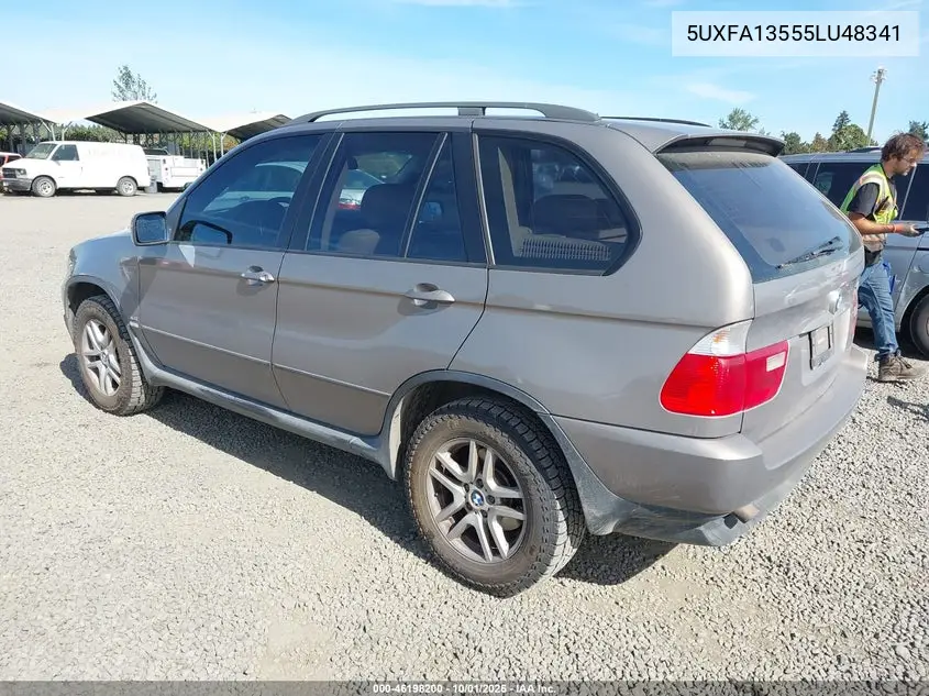 2005 BMW X5 VIN 5UXFA13555LU48341 — фото 3