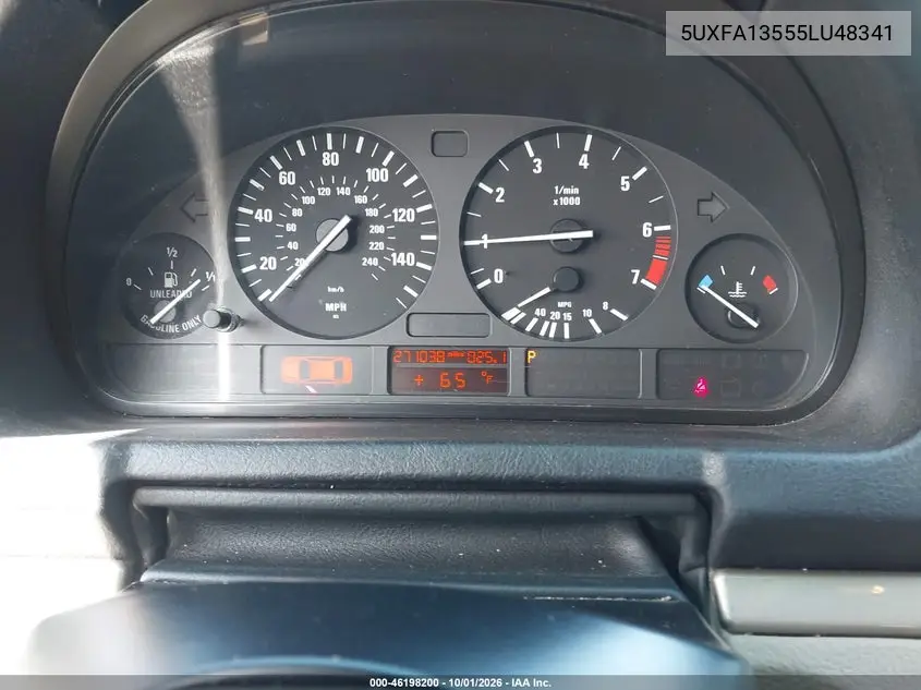 2005 BMW X5 VIN 5UXFA13555LU48341 — фото 7