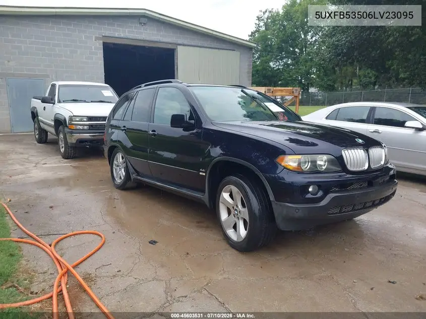 BMW X5 2006, VIN 5UXFB53506LV23095