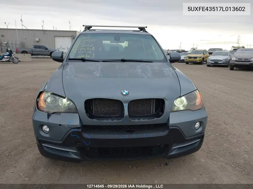 2007 BMW X5 VIN 5UXFE43517L013602 — фото 13