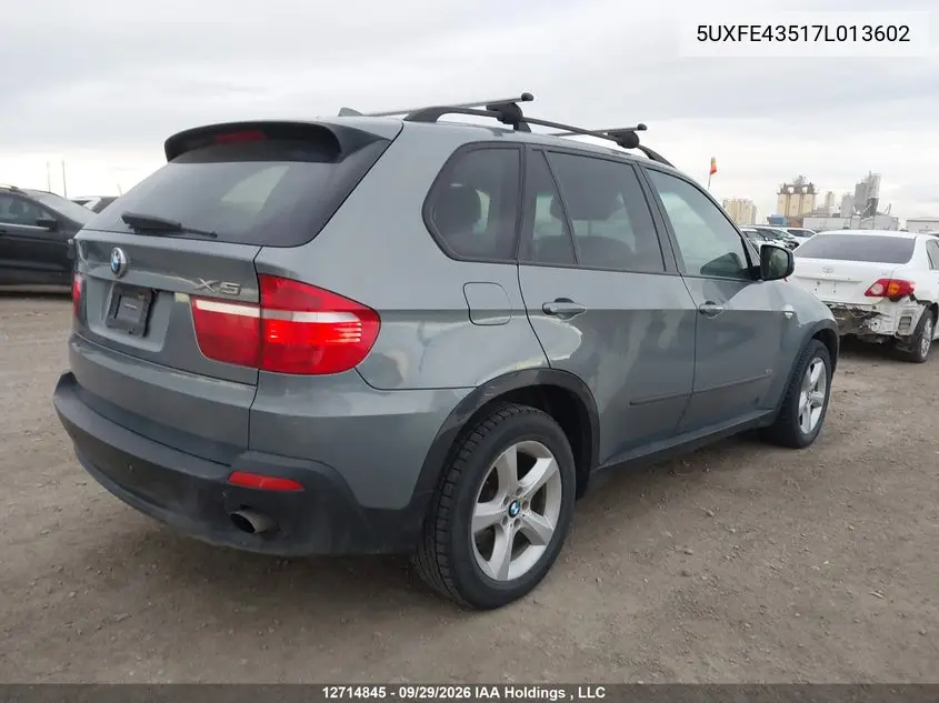 2007 BMW X5 VIN 5UXFE43517L013602 — фото 4
