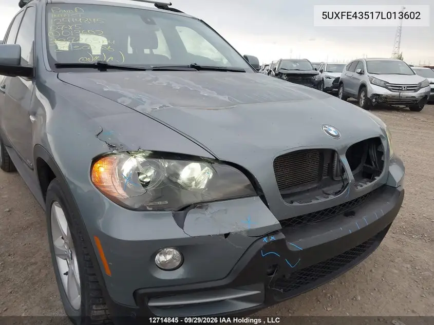 2007 BMW X5 VIN 5UXFE43517L013602 — фото 6