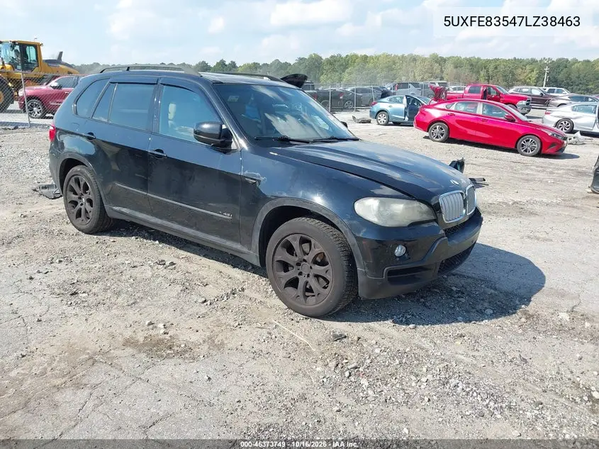 BMW X5 2007, VIN 5UXFE83547LZ38463