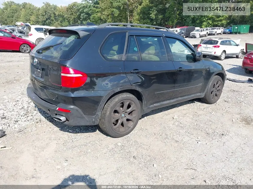 2007 BMW X5 VIN 5UXFE83547LZ38463 — фото 4