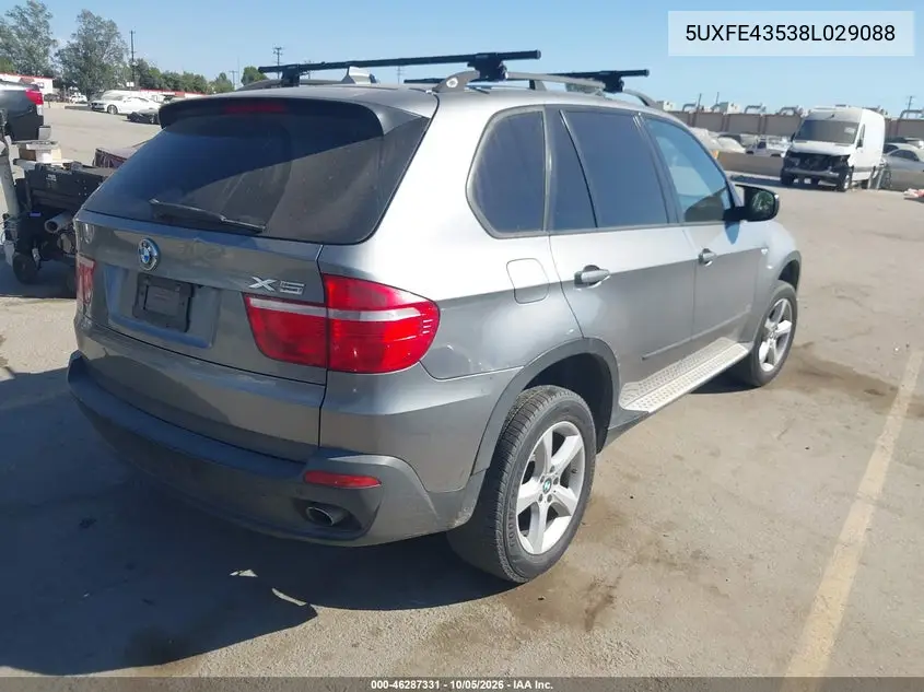 2008 BMW X5 VIN 5UXFE43538L029088 — фото 4