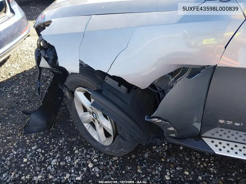 2008 BMW X5 VIN 5UXFE43598L000839 — фото 6
