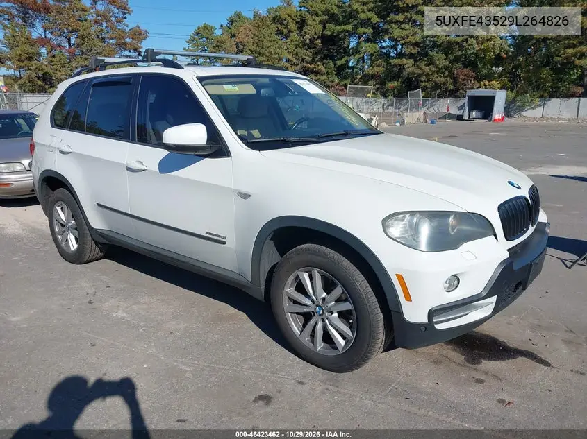 BMW X5 2009, VIN 5UXFE43529L264826