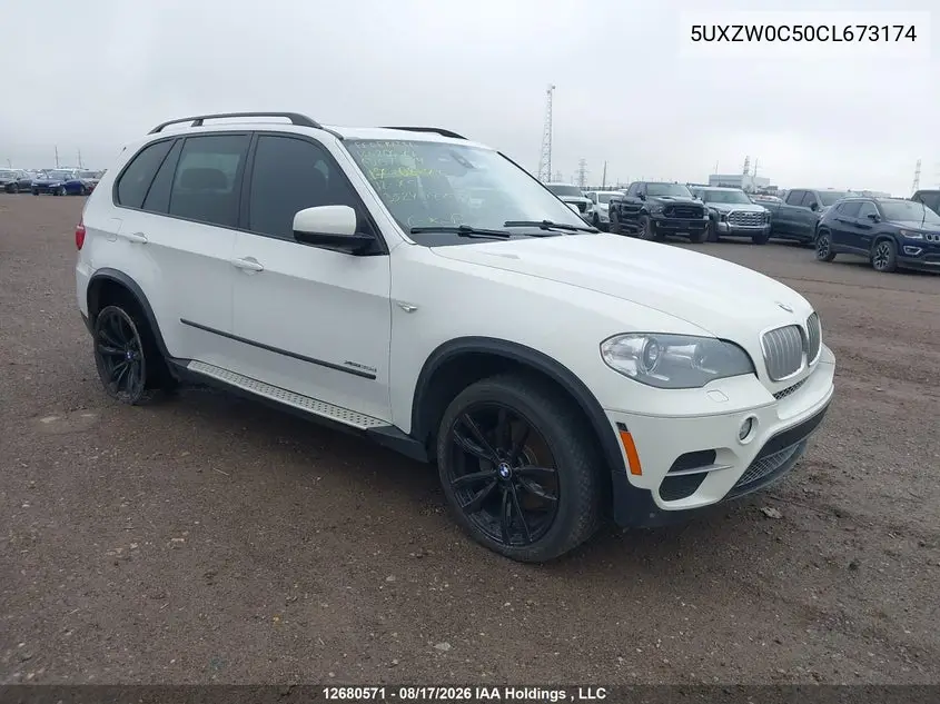BMW X5 2012, VIN 5UXZW0C50CL673174