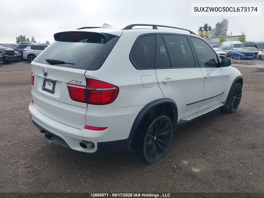 2012 BMW X5 VIN 5UXZW0C50CL673174 — фото 4