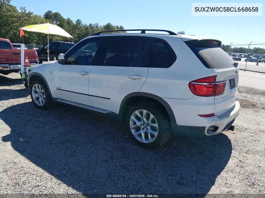 2012 BMW X5 VIN 5UXZW0C58CL668658 — фото 3