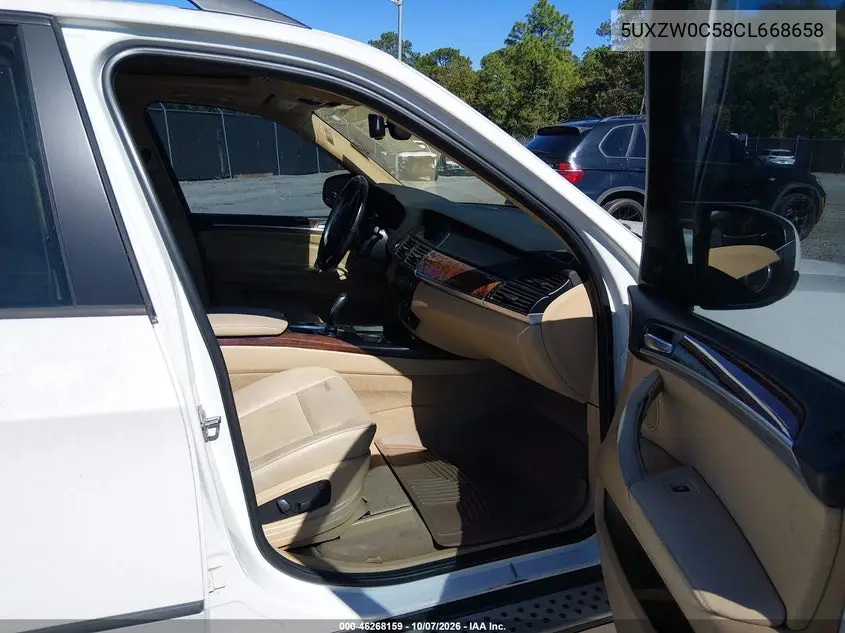 2012 BMW X5 VIN 5UXZW0C58CL668658 — фото 5
