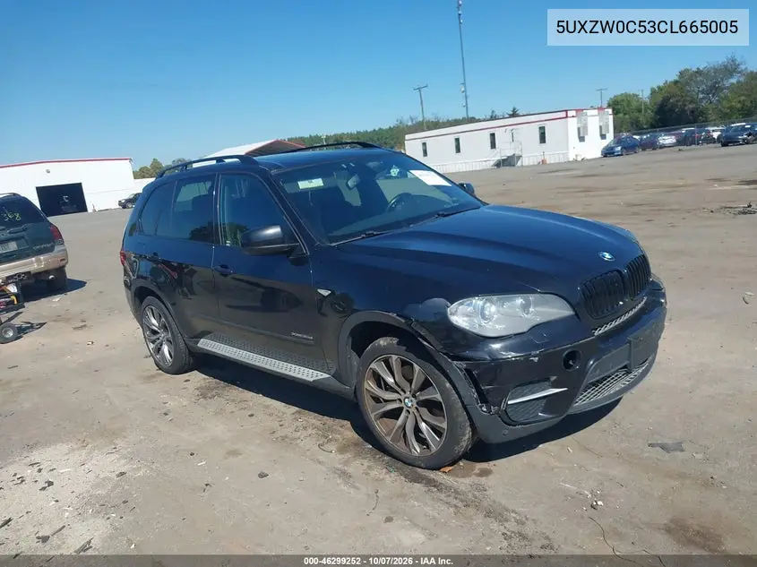 BMW X5 2012, VIN 5UXZW0C53CL665005