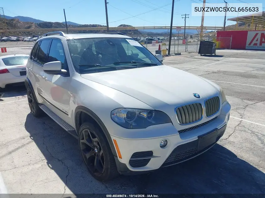 BMW X5 2012, VIN 5UXZW0C5XCL665633