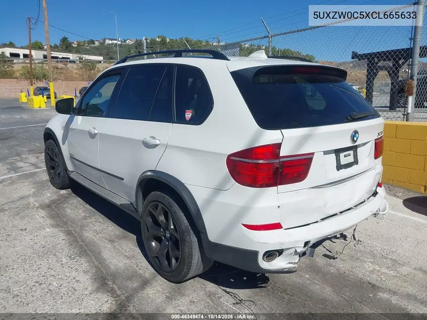 2012 BMW X5 VIN 5UXZW0C5XCL665633 — фото 3