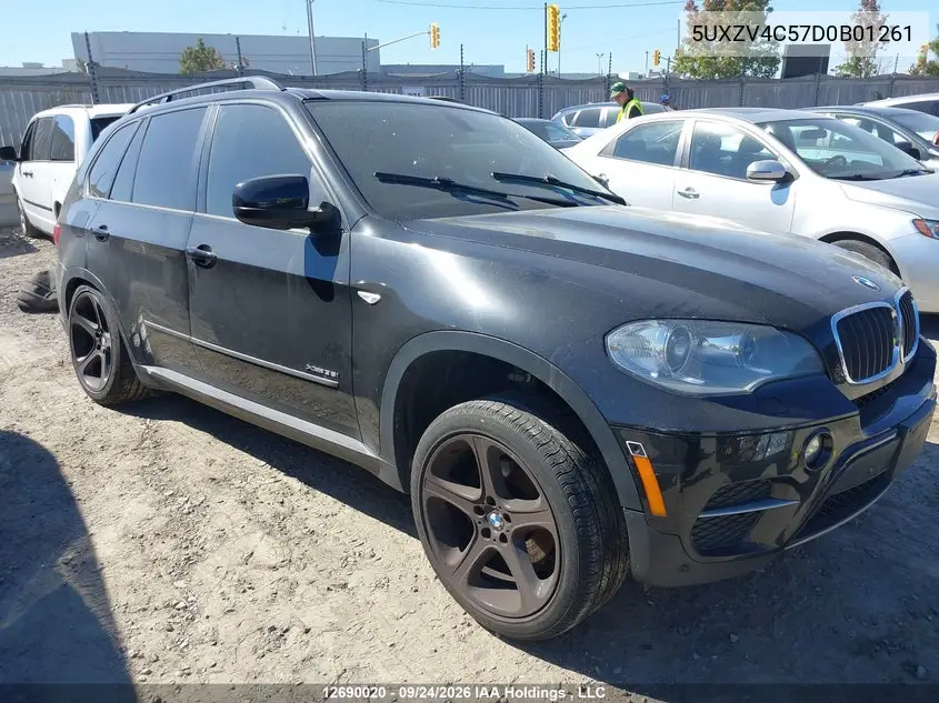 BMW X5 2013, VIN 5UXZV4C57D0B01261