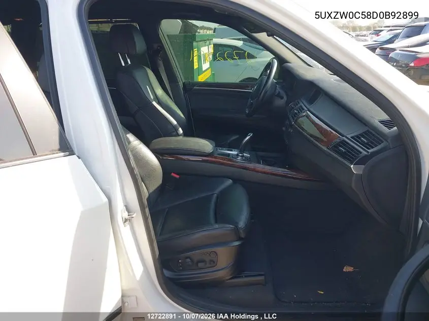 2013 BMW X5 VIN 5UXZW0C58D0B92899 — фото 5